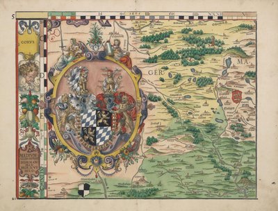 Philipp Apian - Mappe della Baviera del 1568 (Tavola 5) ca. 1 da Philipp Apian